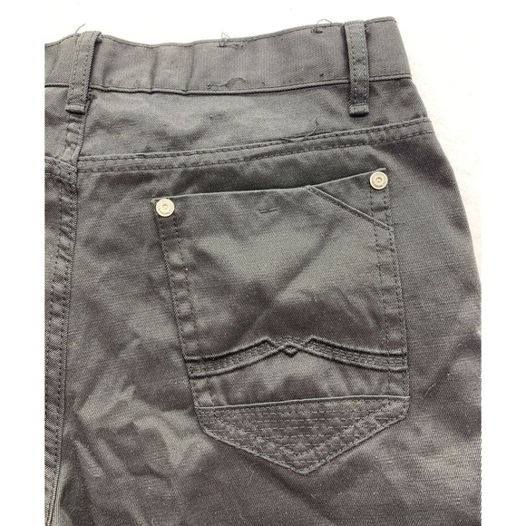 Reset Denim Men's Jeans Size 36/30 Black Whiskered Front Casual - Picture 13 of 16